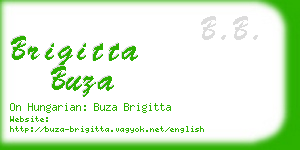 brigitta buza business card